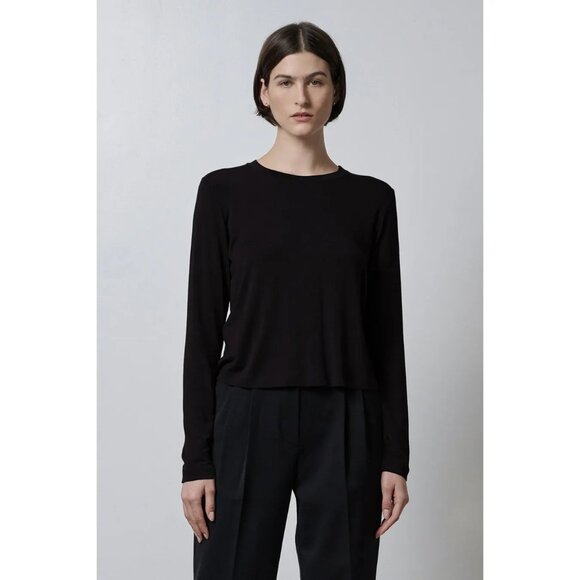 Velvet by Jenny Graham Pacifica 05 Tee Black NEW size X-small XS - Picture 1 of 5